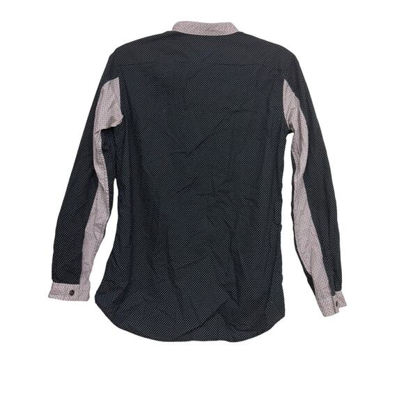 Ines De La Fressange x Uniqlo Button Up Shirt Small Navy Mixed Print Cotton - Picture 6 of 6